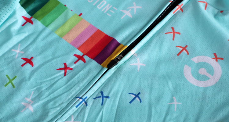 light blue bike jersey